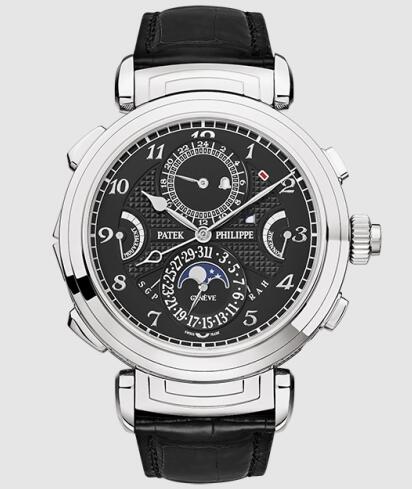 Replica Patek Philippe 175th Commemorative Grandmaster Chime 6300 Men Watch 6300G-001 - White Gold